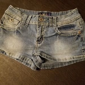 Denim shorts